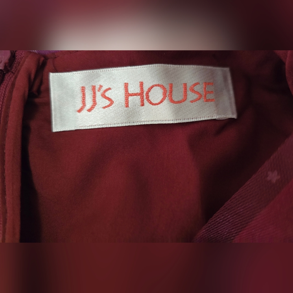 NWT JJs House Womens Sparkle Star Red Special Occasion Cocktail Dress Small - Picture 7 of 14